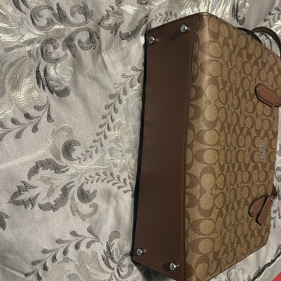 Selling like new Coach Nina Tote only used once.  Non smoking household. - Picture 2 of 5